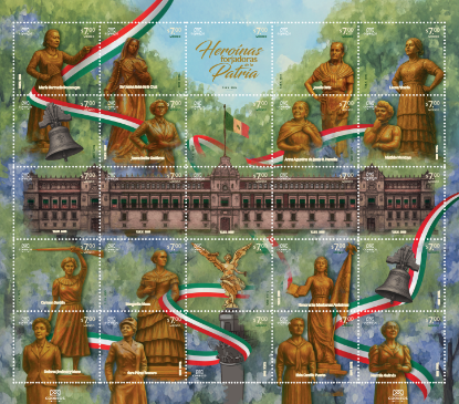 Imagen de Timbre Postal "Heroínas forjadoras de la Patria"