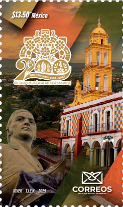 Imagen de Timbre Postal "200 años de Izúcar de Matamoros Puebla"