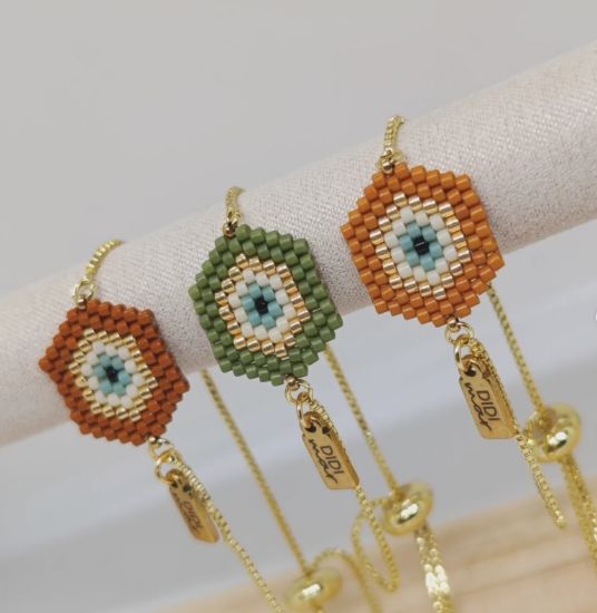 Imagen de PULSERA OJO HEXAGONAL