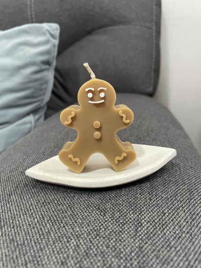 Imagen de Velas aromáticas de galletas de jengibre