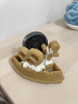Imagen de Par de Velas aromáticas de wafle y tarta con galleta oreo.