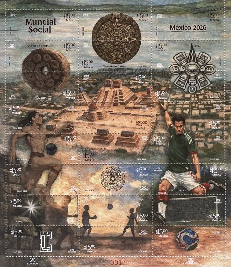 Imagen de Timbre Postal "Mundial Social"