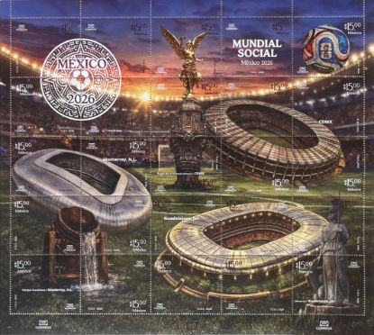 Imagen de Timbre Postal "Mundial Social"