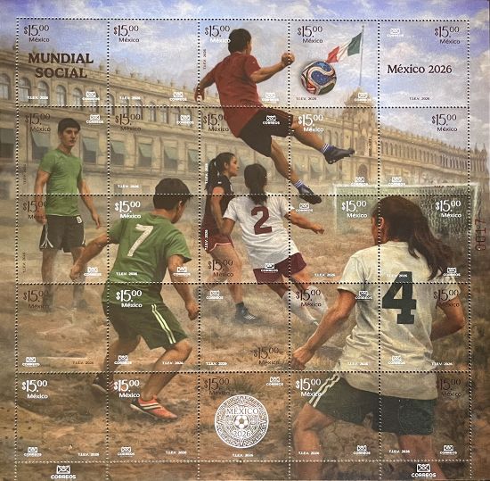 Imagen de Timbre Postal "Mundial Social"