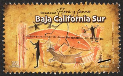 Picture of Timbre Postal "De la A a la Z Flora y Fauna de México, Baja California Sur"