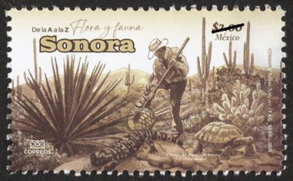 Picture of Timbre Postal "De la A a la Z Flora y Fauna de México, Sonora"
