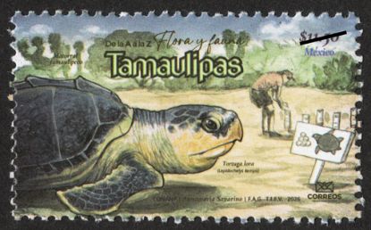 Picture of Timbre Postal "De la A a la Z Flora y Fauna de México, Tamaulipas"