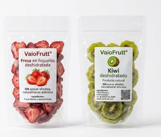 Imagen de Fresa y kiwi deshidratados 