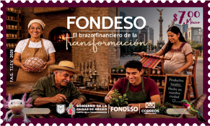 Imagen de Timbre Postal "FONDESO: El Brazo Financiero de la Transformación"