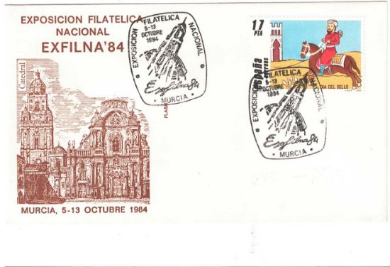 Imagen de SOBRE PRIMER DIA EMISION ESPAÑA 1984 EXFILNA