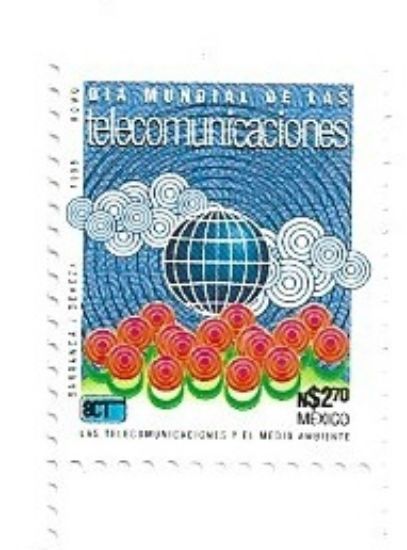 Imagen de ESTAMPILLA DEL DIA INTERNACIONAL DE LAS TELECOMUNICACIONES 1995