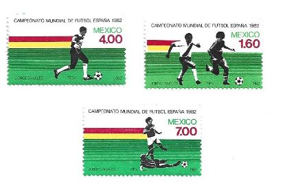 Imagen de ESTAMPILLAS MEXICO , MUNDIAL DE FUTBOL ESPAÑA 1982 NUEVAS