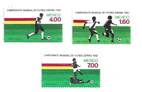 Imagen de ESTAMPILLAS MEXICO , MUNDIAL DE FUTBOL ESPAÑA 1982 NUEVAS