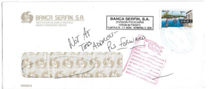 Imagen de SOBRE BANCARIO CIRCULADO CON ESTAMPILLA MEXICO TURISTICO 1995 VALLE DE BRAVO EDOMEX