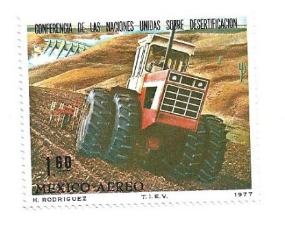 Imagen de ESTAMPILLA CONFERENCIA MUNDIAL SOBRE DESERTIFICACION ONU 1977 NUEVA