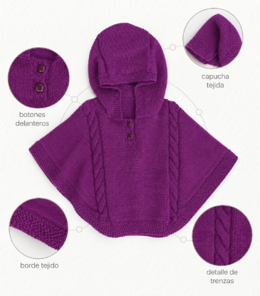 Picture of Poncho violeta