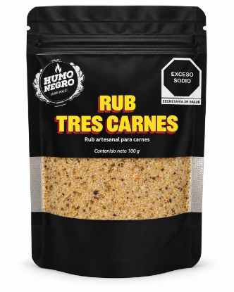 Imagen de Rub Tres Carnes 100 g – Humo Negro Smoke House
