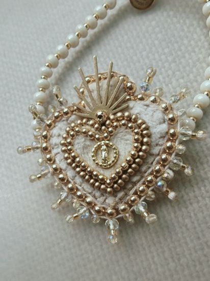 Imagen de Cordel De Luna Pulsera Sagrado Corazón 1 Pieza